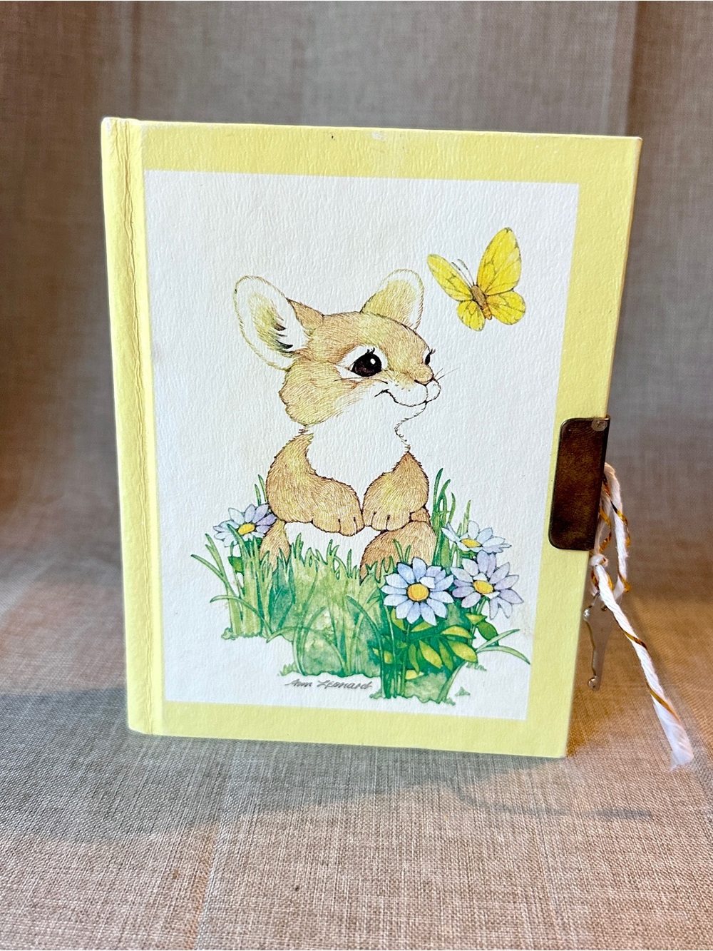 Vintage One Year Diary 1970’s Lock With Key Journal Cottagecore Empty
